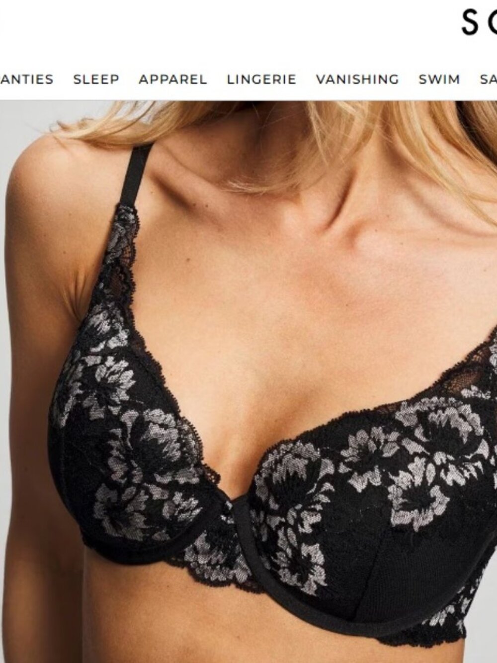 TWO Beauties! Romantic Lace Lightly Lined Perfect Coverage Bra